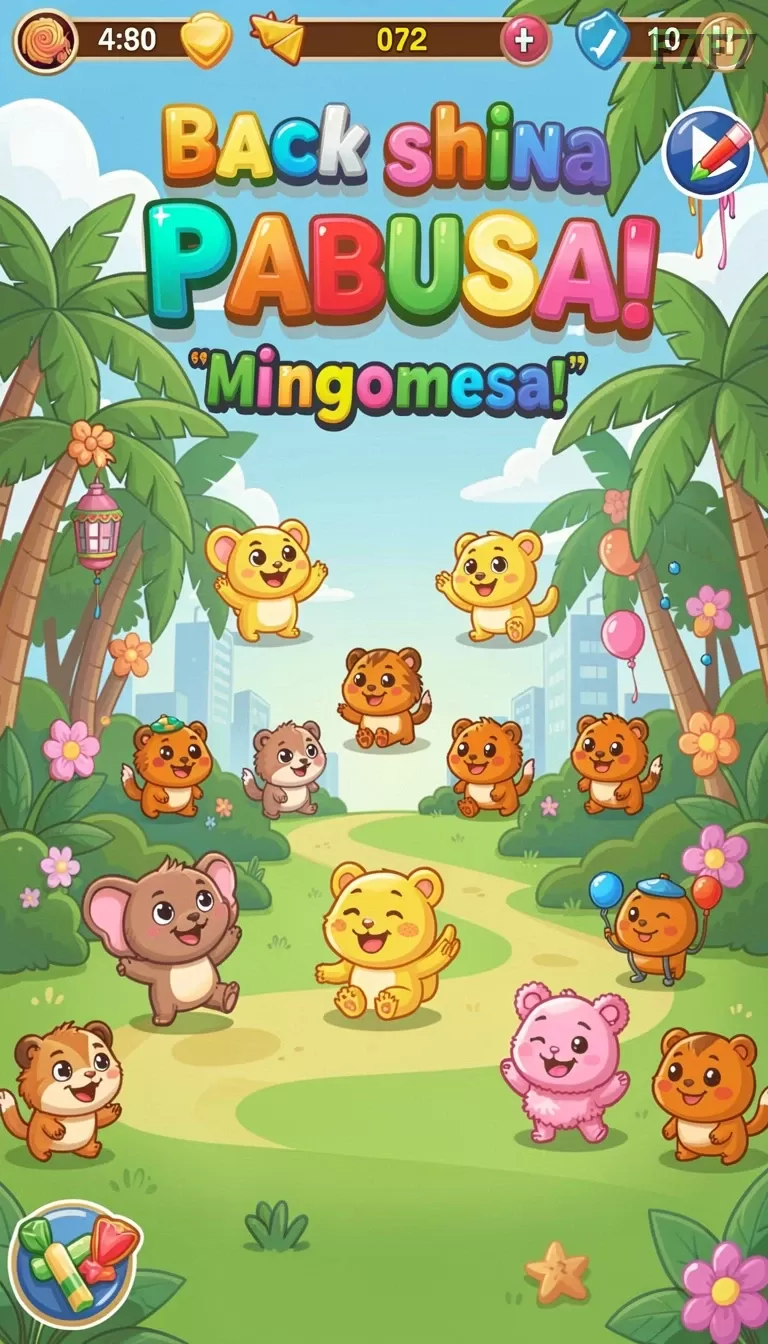 Cuplikan layar PGG68 — menu navigasi
