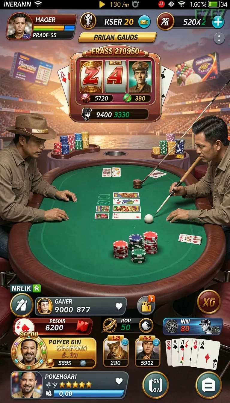 Cuplikan layar MPO888 — menu navigasi